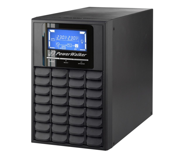 POWER WALKER UPS ON-LINE 1000VA 3X IEC OUT, USB/RS-232, LCD, TOWER VFI 1000C LCD - 545723 - zdjęcie